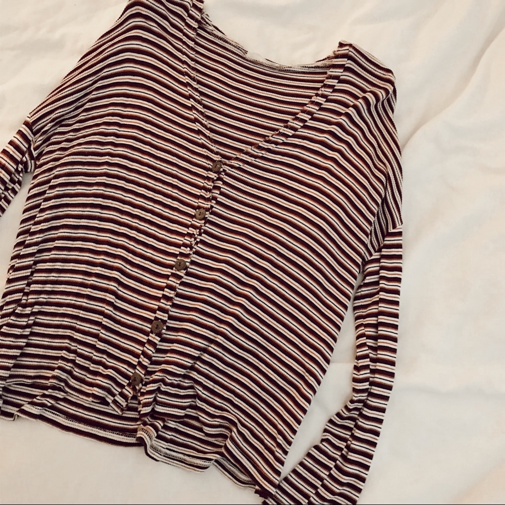 Stitch & Feather - Striped Henley